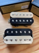 TONERIDER Alnico IV Classic Humbucker Pickup Neck & Bridge (F Space) Set Zebra