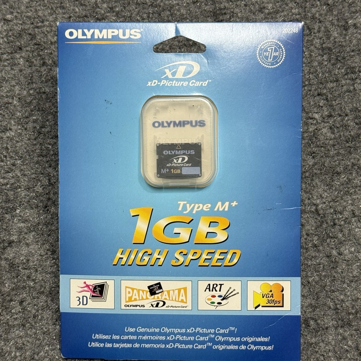 オリンパス XD Picture Card 1GB オリンパス XDピクチャーカード 1GB