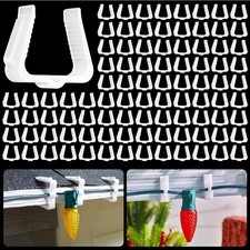 C7 C9 Christmas Lights Clips, 400Pack Holiday Light Clips for Shingles  Gutters