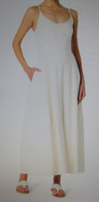 NWT The Drop Women's Luna scoop neck Neck Linen Maxi Dress 3x Ivory