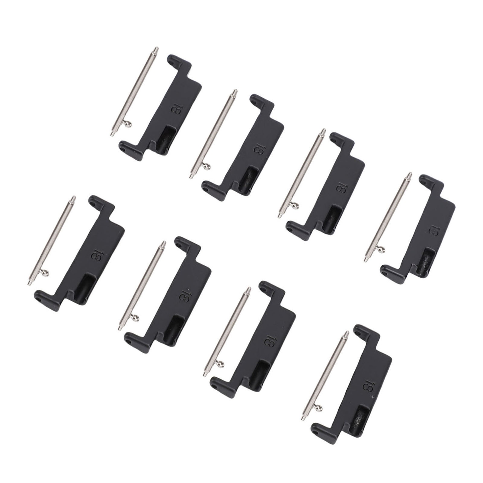 4 Pairs Metal Watch Band Adapter Set Fit For Smart Watch Connector With