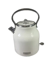 Haden Heritage 1.7 Liter Stainless Steel Retro Electric Tea Kettle