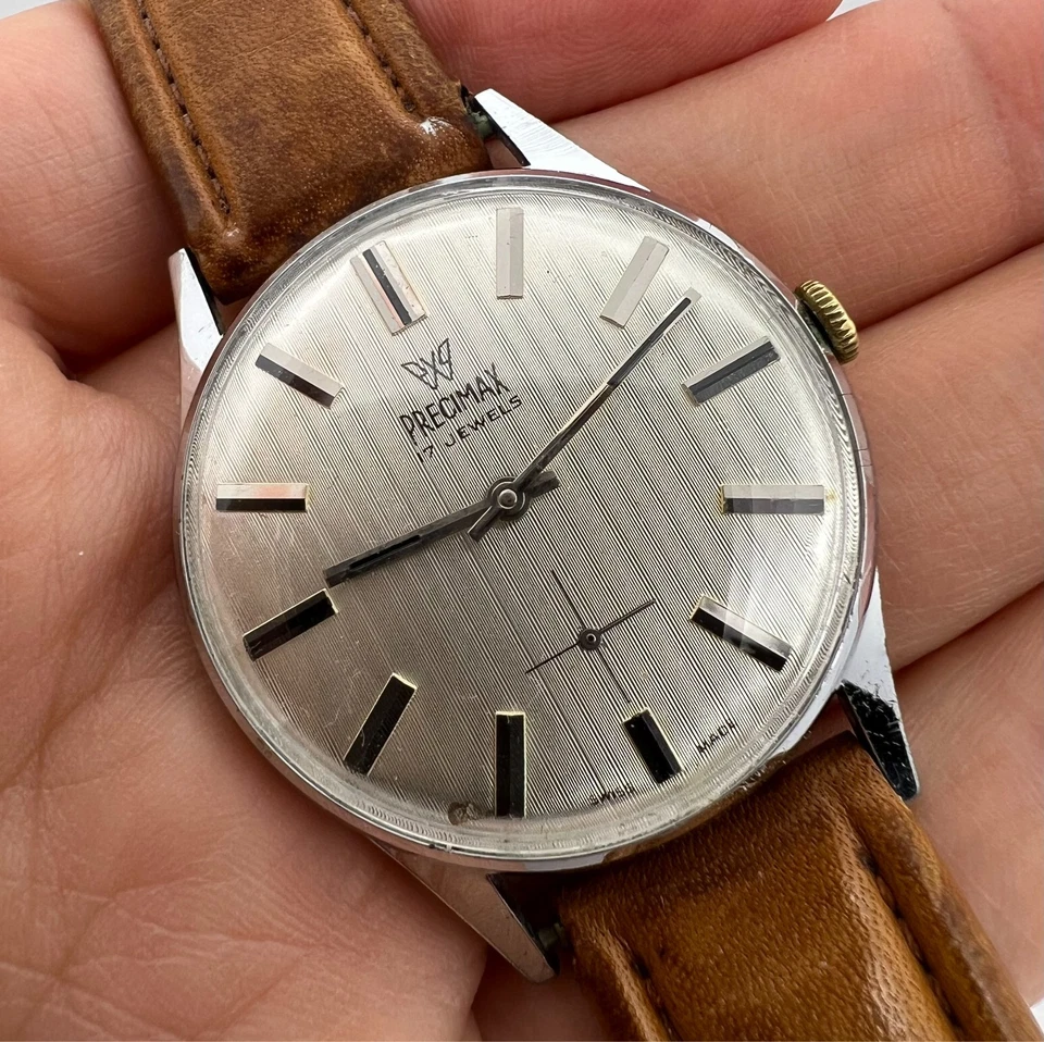 RELOJ VINTAGE PREMIMAX PARA HOMBRE HECHO EN SUIZA ULTRA DELGADO JUMBO 35 MM Foto 4 de 4