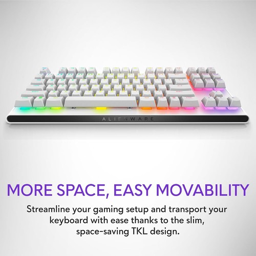 Alienware Tenkeyless Gaming Keyboard - AW420K (Lunar Light) - 第 10/10 張圖片