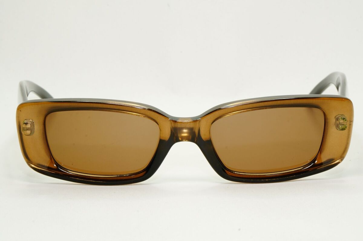 Gucci Sunglasses 1996 Vintage Brown Honey Transparent GG Gucci Sunglasses 1996 Vintage Brown Honey Transparent GG