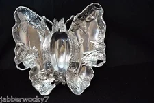 Arthur Court Aluminum Butterfly Chip and Dip Tray Platter Appetizer Antipasto