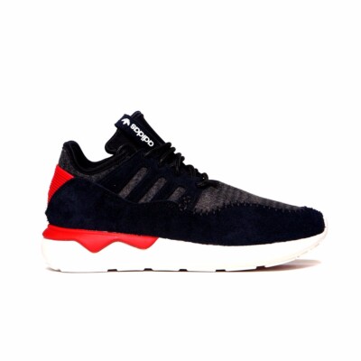 Adidas Tubular Moc Runner (Core Black/Tomato Red/White) Men's Shoes B24693 