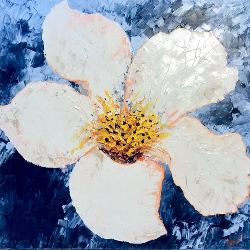 INDIGO | oil painting | original | pop art | art deco | living room art - 第 6/7 張圖片