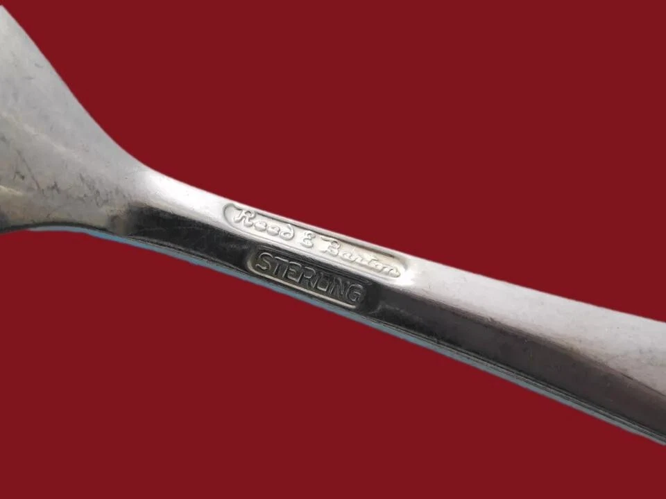 Набор чайных ложек из чистого серебра Diamond от Reed and Barton 12 штук 6 дюймов - Изображение 4 из 4