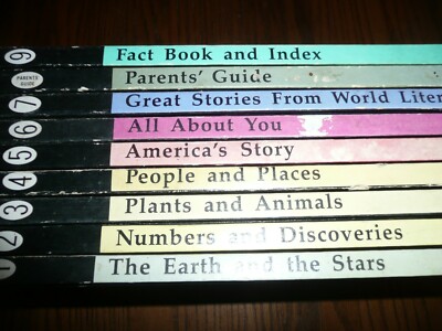 1968 Lot  9 HOME ADVENTURE LIBRARY Science & History series HOMESCHOOL RESOURCE