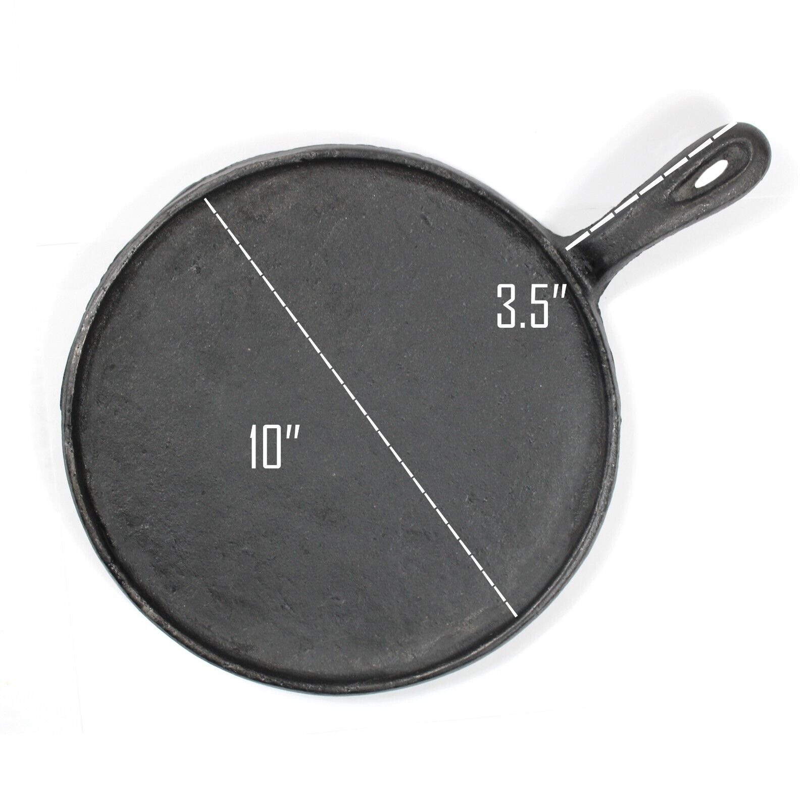 Comal - Cast Iron Plate Round - 10.5 in10.5 in