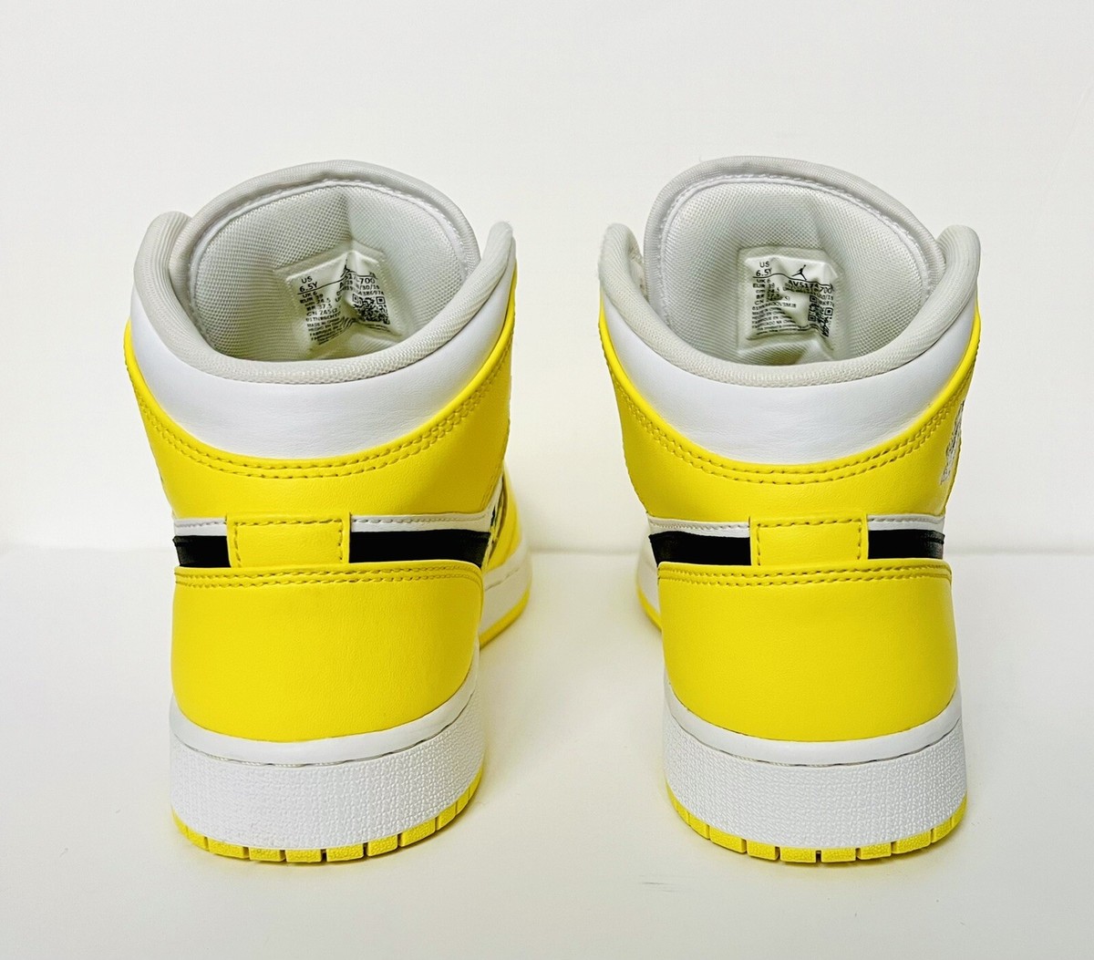 Nike Air Jordan 1 Mid Dynamic Yellow GS 6.5Y Women 8-8.5 Nike Air Jordan 1 Mid Dynamic Yellow GS 6.5Y Women 8-8.5