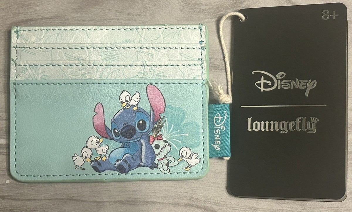 Loungefly Disney Stitch Scrump With Ducks Cardholder NEW