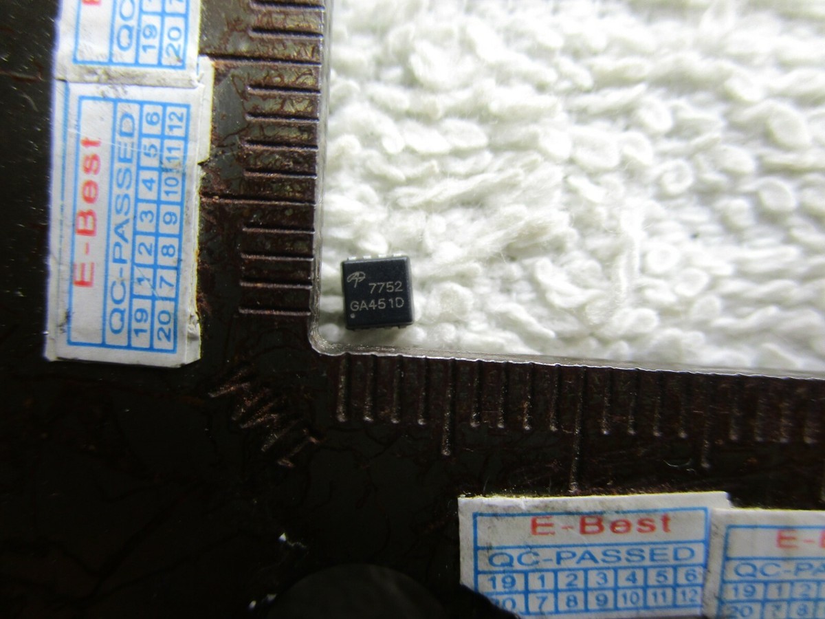 10 Pezzi Chip IC AON7752 / AO77S2 DFN3x3-8 - Nuovi, Componente Elettronico