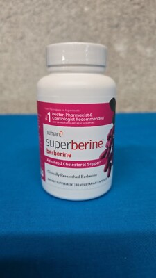 SuperBerine Capsules 30 Count 550mg Berberine for Heart and Metabolic Health