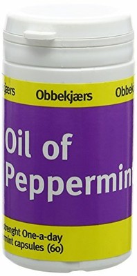 Obbekjaers 200mg Extra Starke One-a-Day Pfefferminze - Packung mit 60 Kapseln