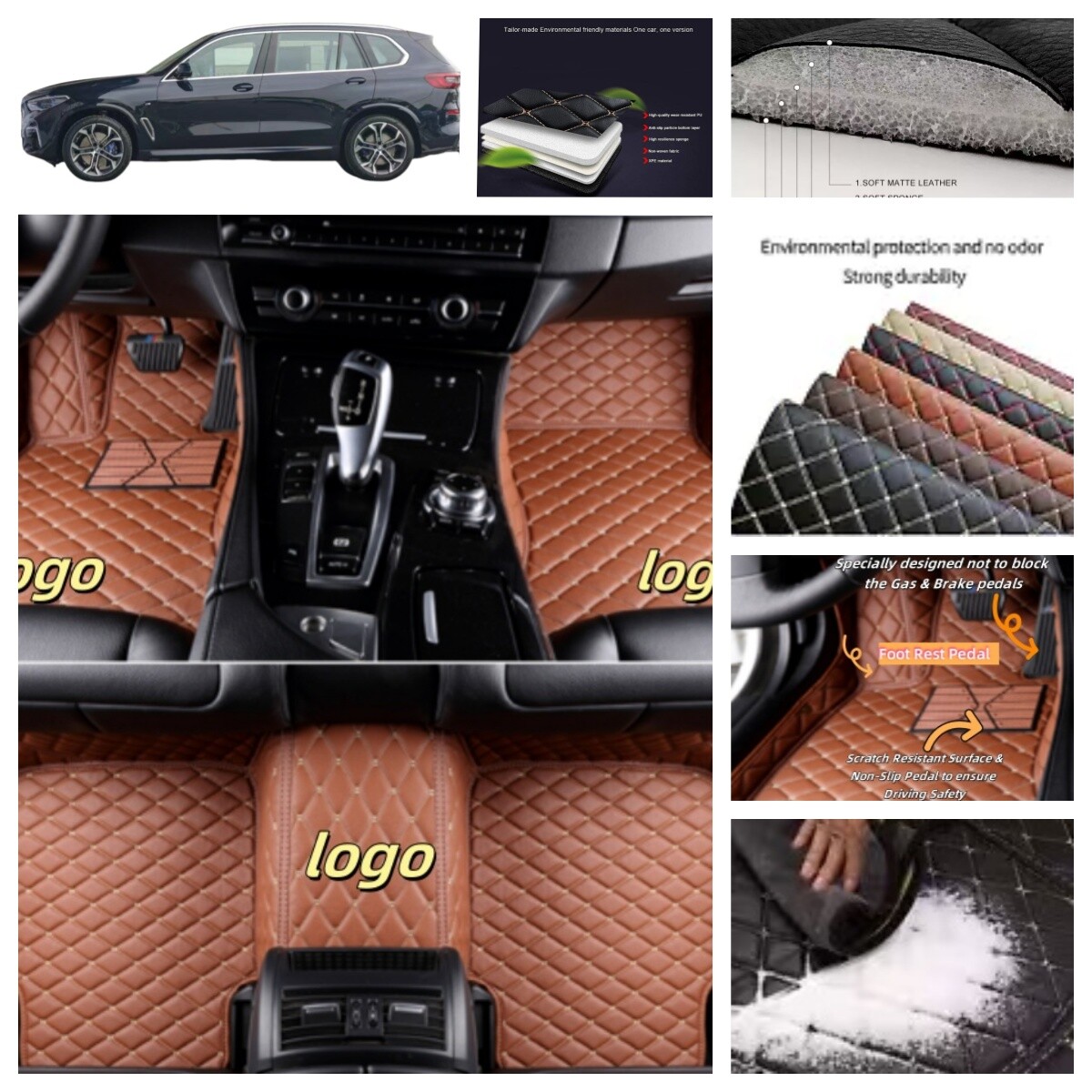 Dodge Car Floor Mats Front and Rear Waterproof All Models Liners