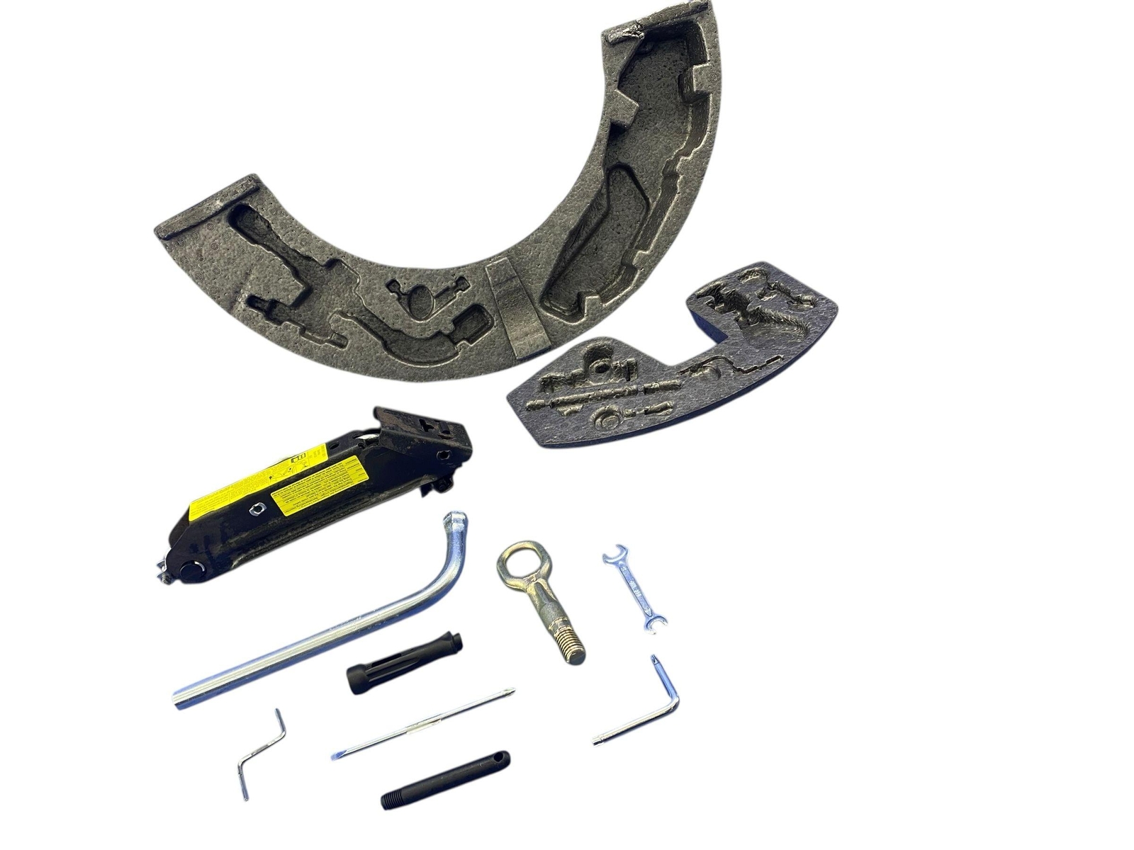 2006-2012 BENTLEY CONTINENTAL FLYING SPUR SPARE TIRE WHEEL JACK TOOL KIT W/ CASE