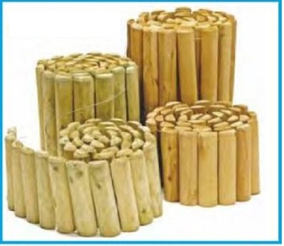 beetumrandung holz garten palisade rasenkante beeteinfassung imprgniert |  eBay.de