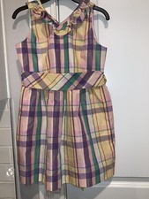 Chaps Girl's Dress Size 12 Plaid Fancy