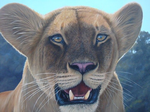 JONATHON TRUSS' MARSH PRIDE ' ORIGINAL OIL ON CANVAS FRAMED - Foto 3 di 8