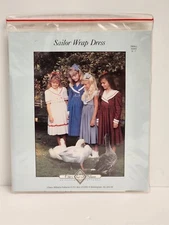 Chery Williams Heirloom Patterns Sailor Wrap Dress, Size S 4-7, Uncut