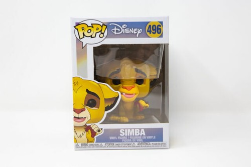 SIMBA FUNKO POP 496 RE LEONE DISNEY LION KING VINYL FIGURE n° 496 nuovo