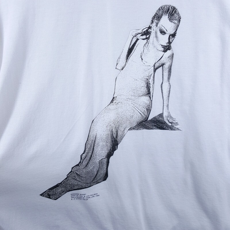 Rick Owens DRKSHDW Shirt Mens Large White Pullover Graphic