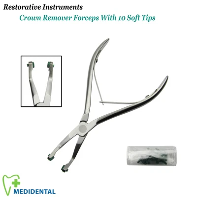 TK PLUS Kronenentfernungszange mit Silikonbacken Provisorienentferner Kronenzange plier