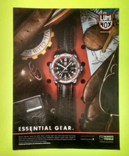 2013 LUMI NOX Swiss Made Watch Print Ad Wall Art Decor FRAME IT! Essential Gear