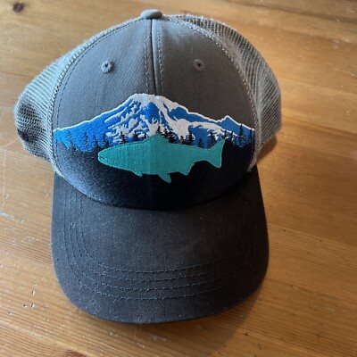 RepYourWater Mt Rainer Trout Mesh Trucker Fly Fishing Hat
