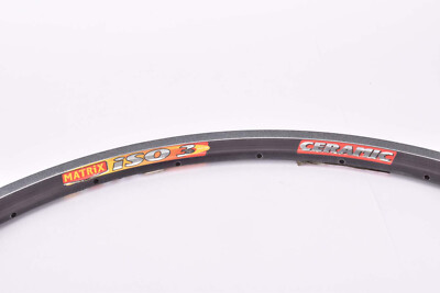 NOS Matrix Iso 3 Ceramic single high profile aero clincher rim in 700c/622mm 28h