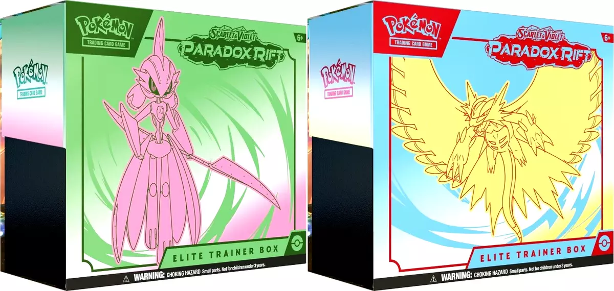 Pokemon Trading Card Game: Scarlet and Violet Paradox Rift Elite Trainer  Box (Styles May Vary)