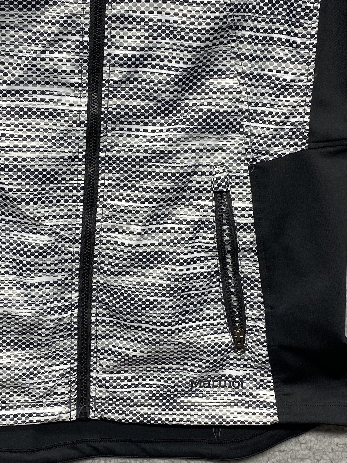 Marmot Muse Jacket Womens Medium Dot Pattern Blac… - image 3