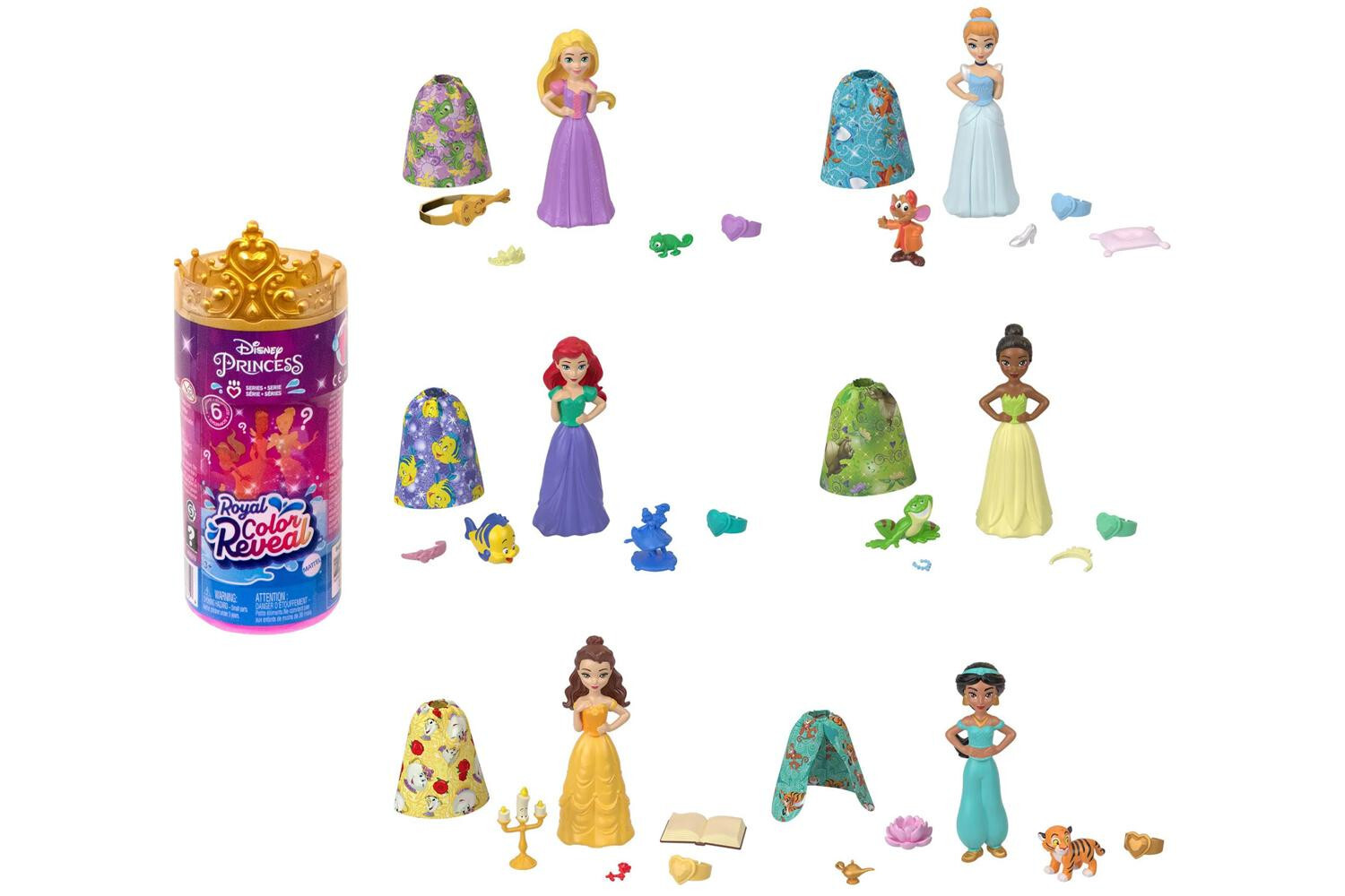 Disney Princess Pricipesse Royal Color Reveal