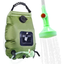 Portable 20L Solar Heated Shower Bag Outdoor Camping Bath Shower Water Bag for B