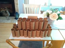 Lot 50 Cardboard Toilet Paper Rolls Empty Craft Tubes Projects Art Supplies TP 
