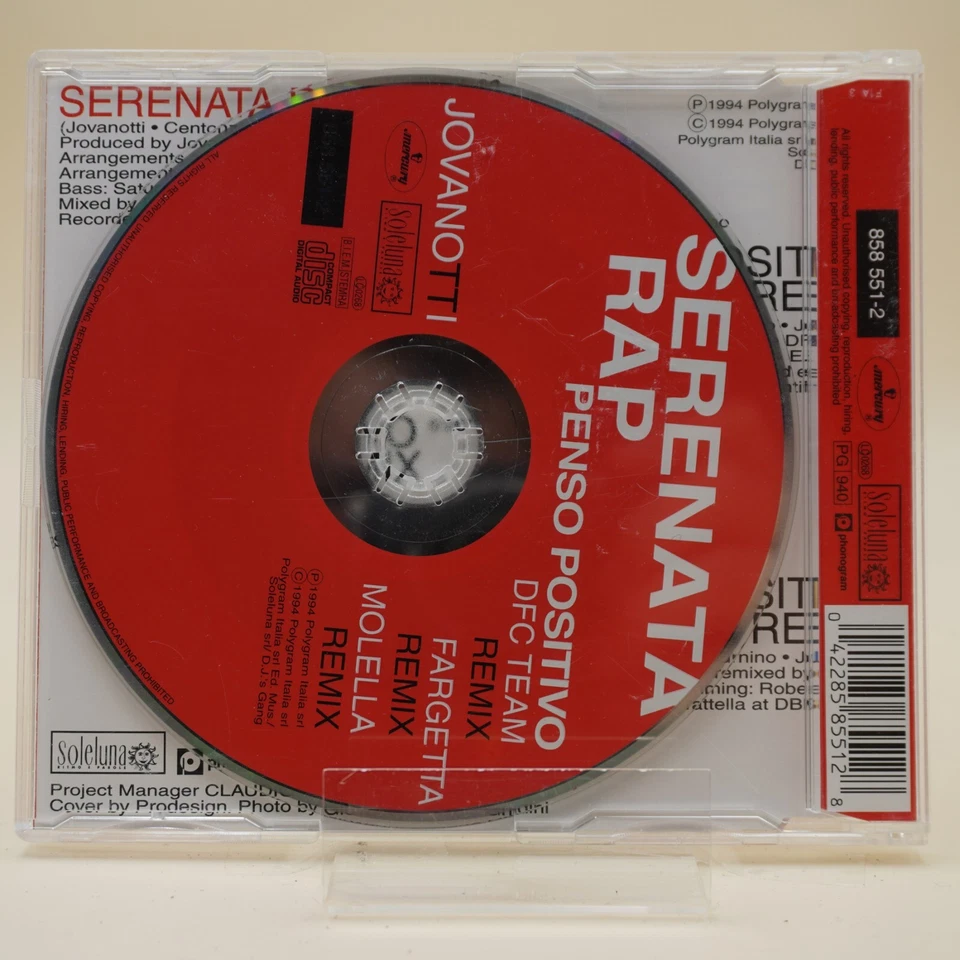 Jovanotti - Serenata Rap | Maxi CD | Zustand gut - Bild 2 von 2