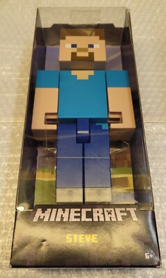 Minecraft Steve Large Scale Action Figure Mojang Mattel