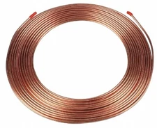 Mueller Industries 50' Long, 1/2" OD x 0.436" ID, Copper Seamless Tube 0.032"...
