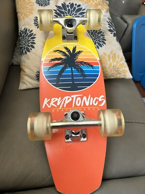 90s FAT LIP SKATEBOARD USA製 表記L Kryptonics Mini Fat Cruiser 23