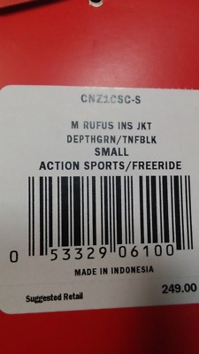 New The North Face MEN'S RUFUS INSULATED JACKET Size S | eBay