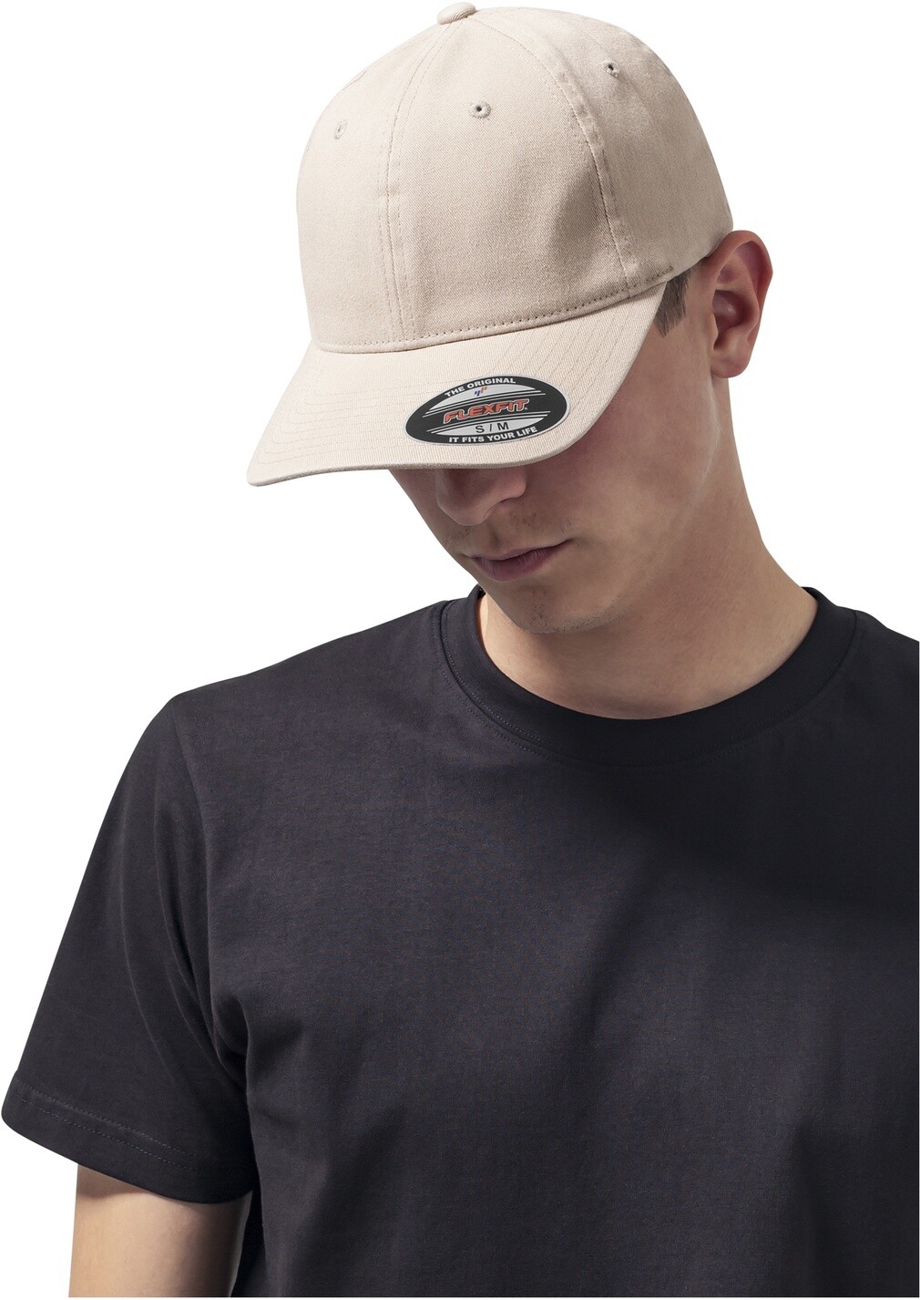 Кепка Flexfit Cap из выстиранного хлопка для папы цвета Хаки 6090₽