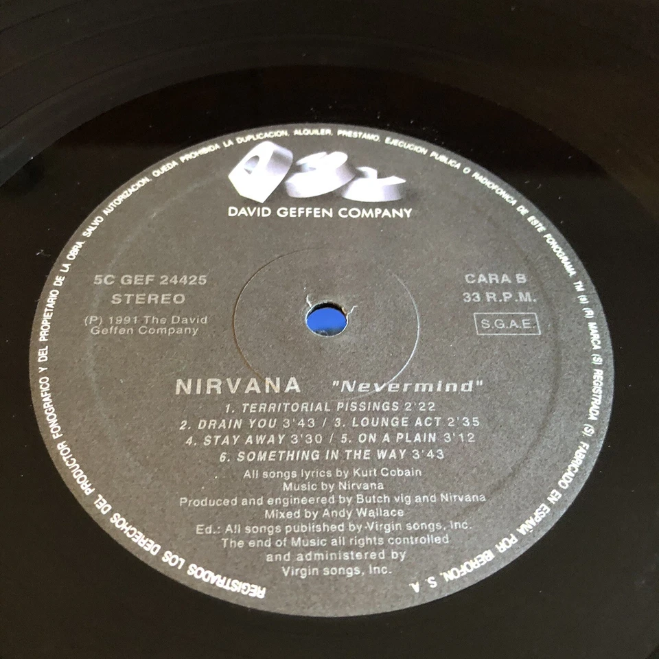 Nirvana Nevermind · Lp · 1991, foto 1 de 5