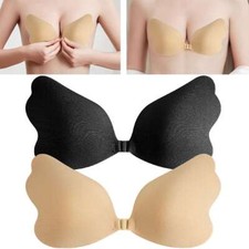 Adhesive Silicone Sticky Bra Invisible Push Up Strapless Breast  Enhancer Bras