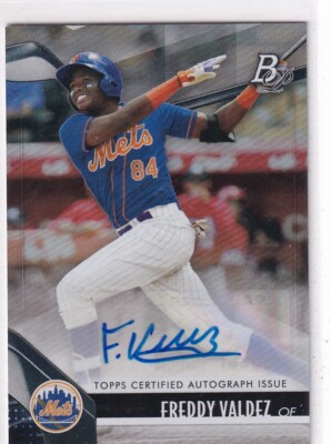 2021 Topps Bowman MLB No. Top-64 Freddy Valdez Auto