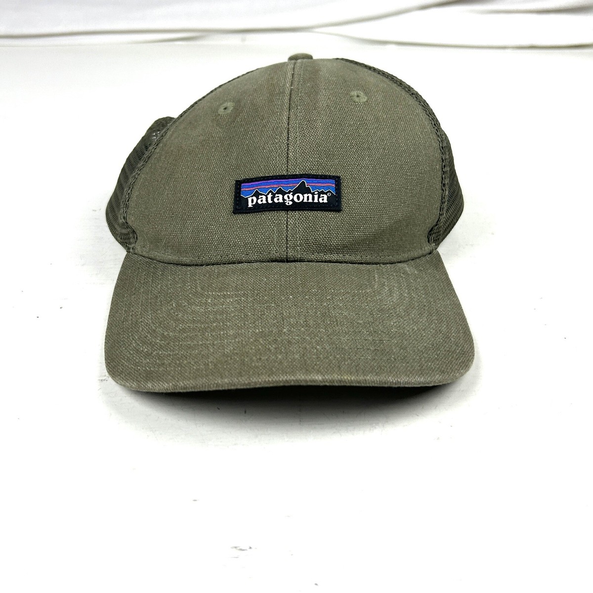 Patagonia SnapBack Trucker Hat Brown One Size Olive Green | eBay