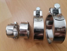 Hose Clamps-Clips Stainless Steel Heavy Duty T Bolt Exhaust Mikalor Type