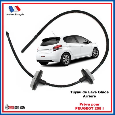 TUYAU DURITE DE LAVE GLACE ARRIERE PEUGEOT 208 I -  9816910280 - Photo 1/3