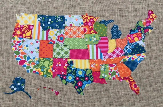 BonEful FABRIC FQ Cotton Quilt Blue Gold Metallic Heart Antique Ticking Stripe S - Image 4 of 4